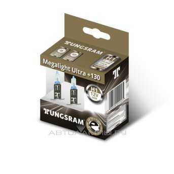 H1 12V- 55W (P14,5s) (+130% света) Megalight Ultra +130 (к.уп.2шт.) 93039914 (50310XNU) 93039914 (50310XNU (ку.2))