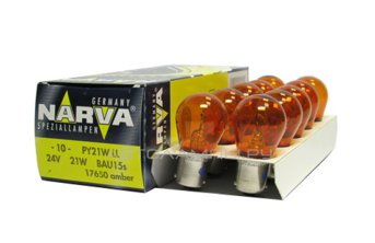 PY21W 24V-21W (BAU15s) (увелич. срок службы) Long Life 17650