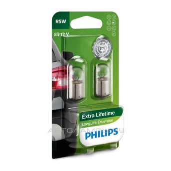 ����� Philips R5W LongLife EcoVision 12V 5W (2 ��.)