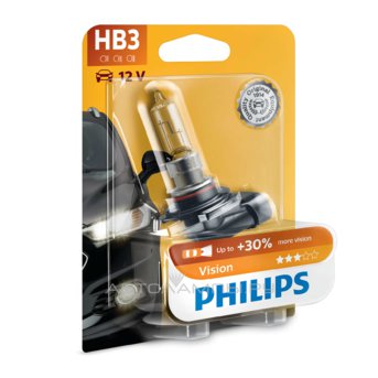 HB3 12V- 65W (P20d) ( +30% �����) Vision (Premium) ������� (1��.) 9005PRB1