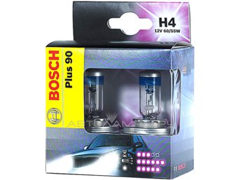 H4 12V- 60/55W (P43t) ( +90% �����) Plus 90  (������� 2��.) 1987301074