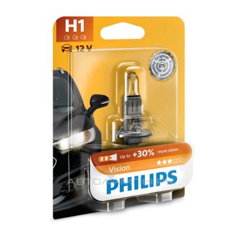 H1 12V- 55W (P14,5s) ( +30% �����) Vision (Premium) ������� (1��.) 12258PRB1